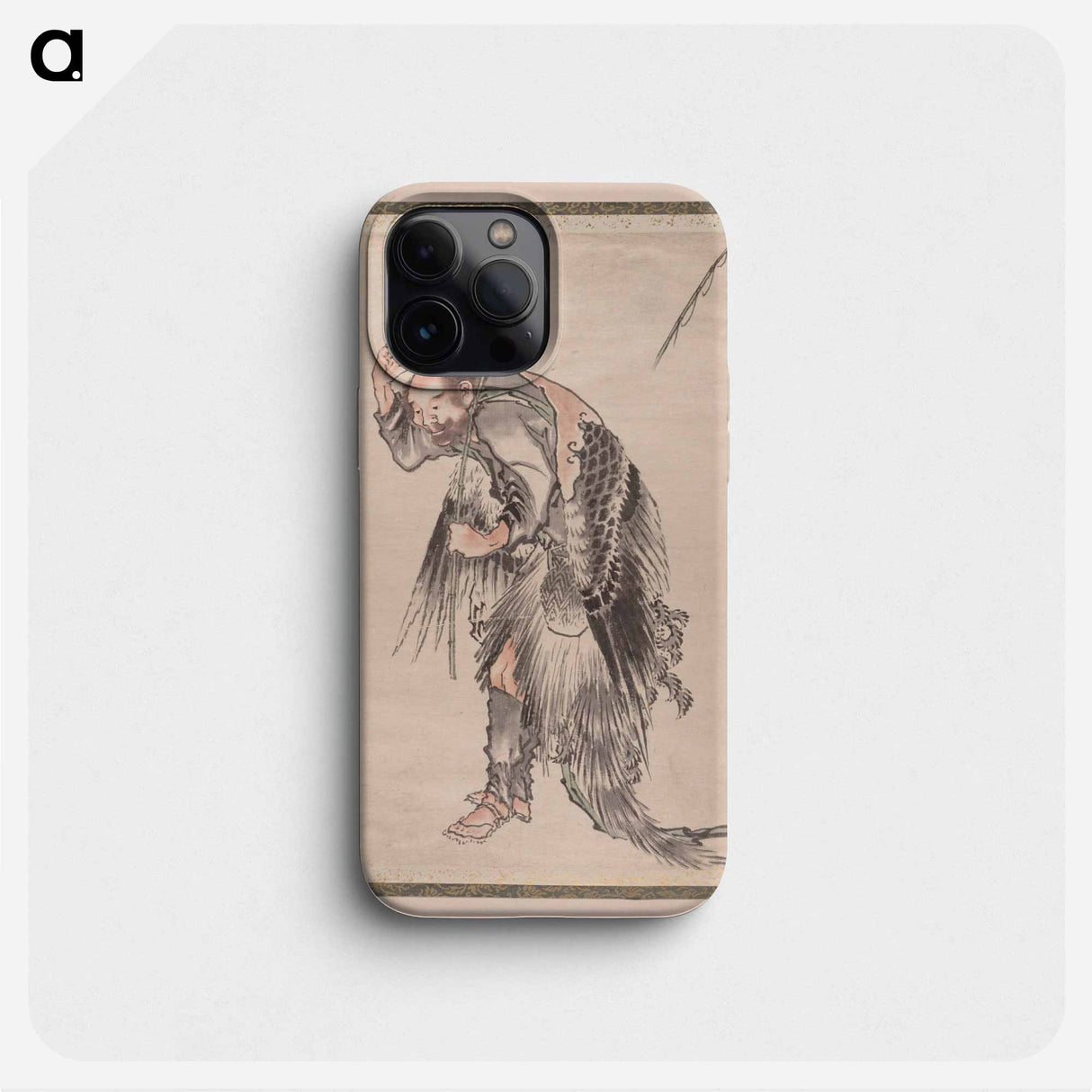 Katsushika Hokusai's Japanese man - 葛飾 北斎 Phone Case.