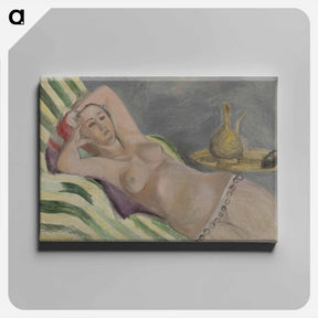 アートパネル-Odalisque Grise Et Jaune - アンリ マティス Canvas.