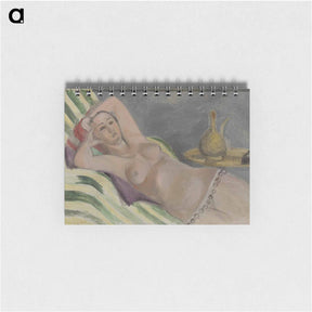 アートメモ帳-Odalisque Grise Et Jaune - アンリ マティス Memo.