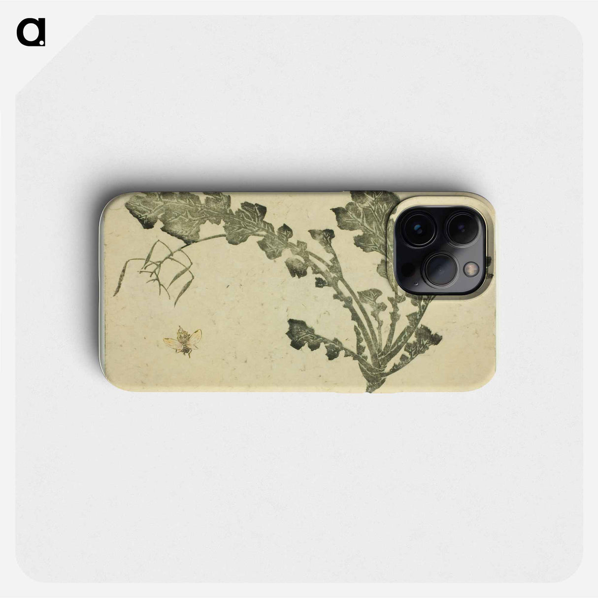 Wasp and turnip stalk - 葛飾 北斎 Phone Case.