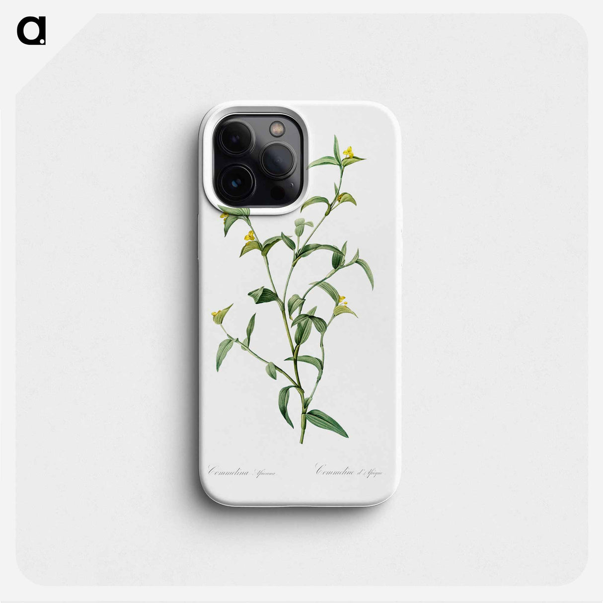 Commelina africana - ピエール ジョゼフ ルドゥーテ Phone Case.