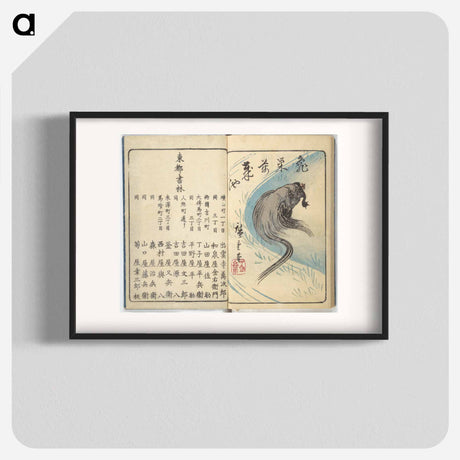 アートポスター-Picture Book of the Souvenirs of Edo
 - 歌川 広重 Poster.