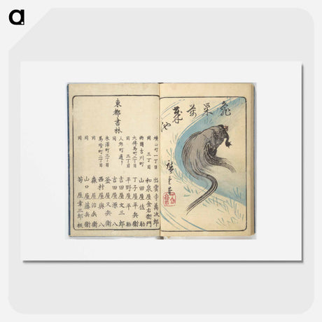 アートポスター-Picture Book of the Souvenirs of Edo
 - 歌川 広重 Poster.