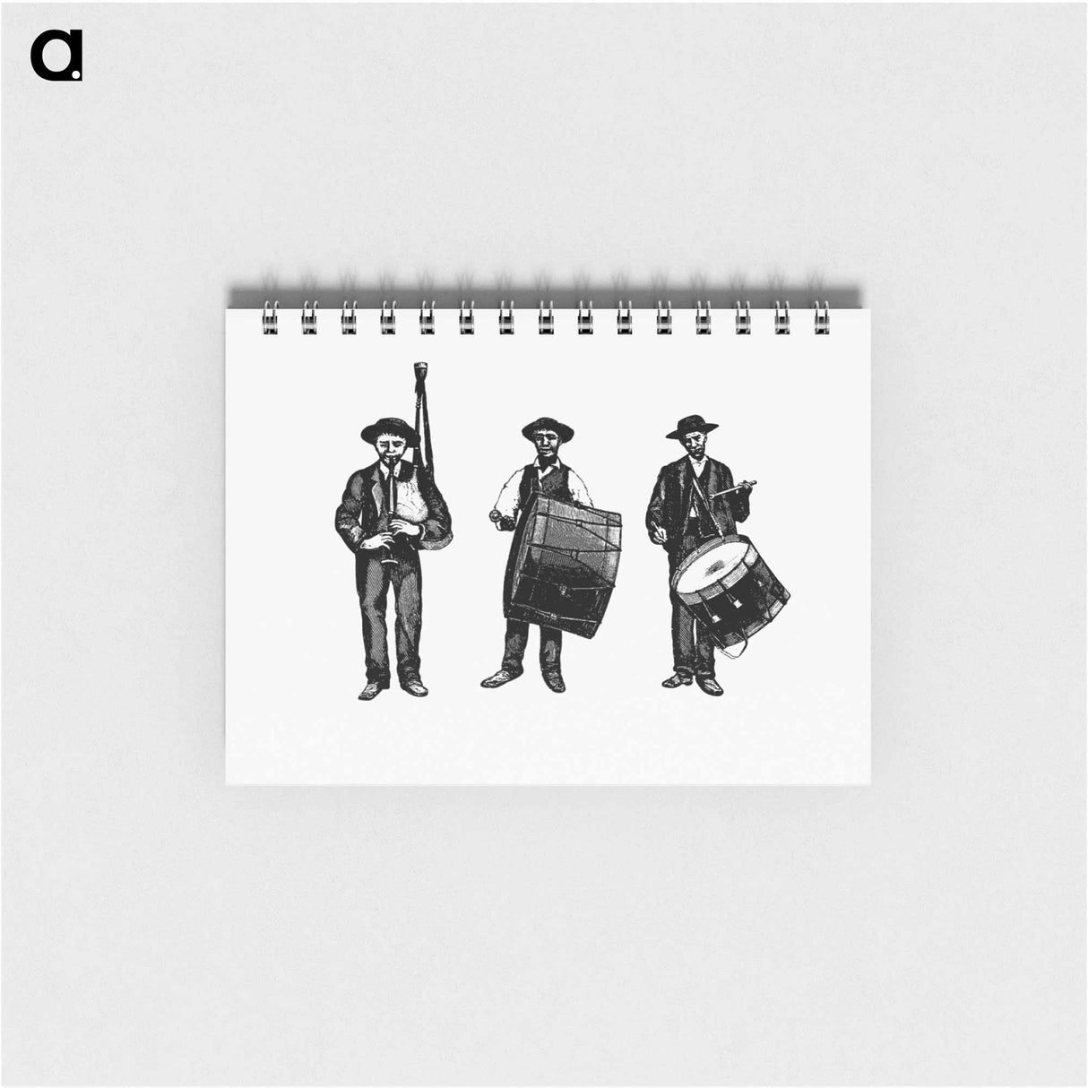 アートメモ帳-Marching Band from The Minho Pittoresco
 - 大英図書館 Memo.