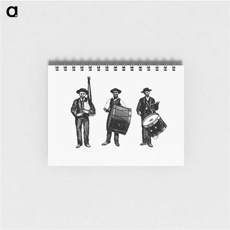 アートメモ帳-Marching Band from The Minho Pittoresco
 - 大英図書館 Memo.