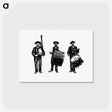 アートポストカード-Marching Band from The Minho Pittoresco
 - 大英図書館 Postcard.