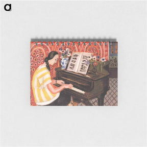 アートメモ帳-Woman at the Piano - アンリ マティス Memo.