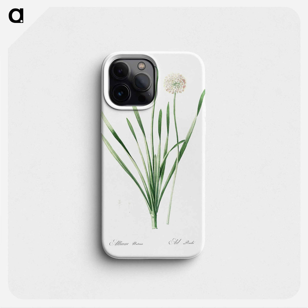 Blue chives illustration - Pierre Joseph Redouté Phone Case.