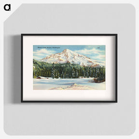 アートポスター-Winter at Mt. Rainier
 - ボストン公共図書館 Poster.