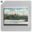 アートパネル-Winter at Mt. Rainier
 - ボストン公共図書館 Canvas.