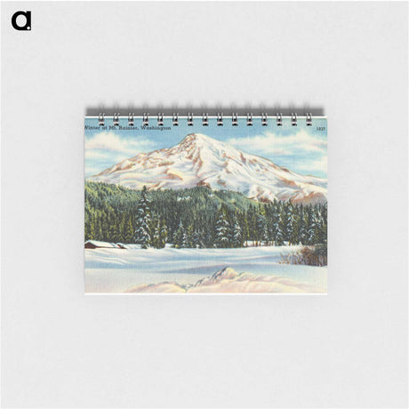アートメモ帳-Winter at Mt. Rainier
 - ボストン公共図書館 Memo.