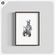 アートポスター-Native American Man from The History of Benton County, Iowa
 - 大英図書館 Poster.