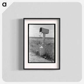 アートポスター-Milk Can Mailbox
 - ラッセル リー Poster.