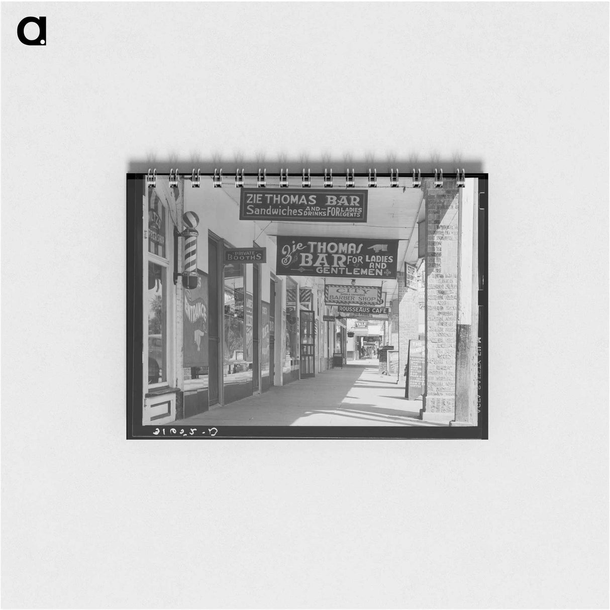 アートメモ帳-Milk Can Mailbox
 - ラッセル リー Memo.