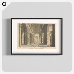 アートポスター-The Inside of St. Peters Church at Rome
 - イェール大学アートギャラリー Poster.