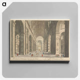アートパネル-The Inside of St. Peters Church at Rome
 - イェール大学アートギャラリー Canvas.