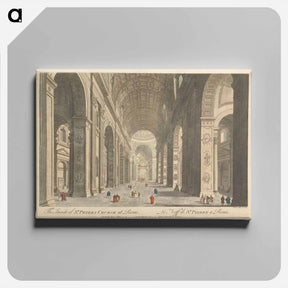 アートパネル-The Inside of St. Peters Church at Rome
 - イェール大学アートギャラリー Canvas.