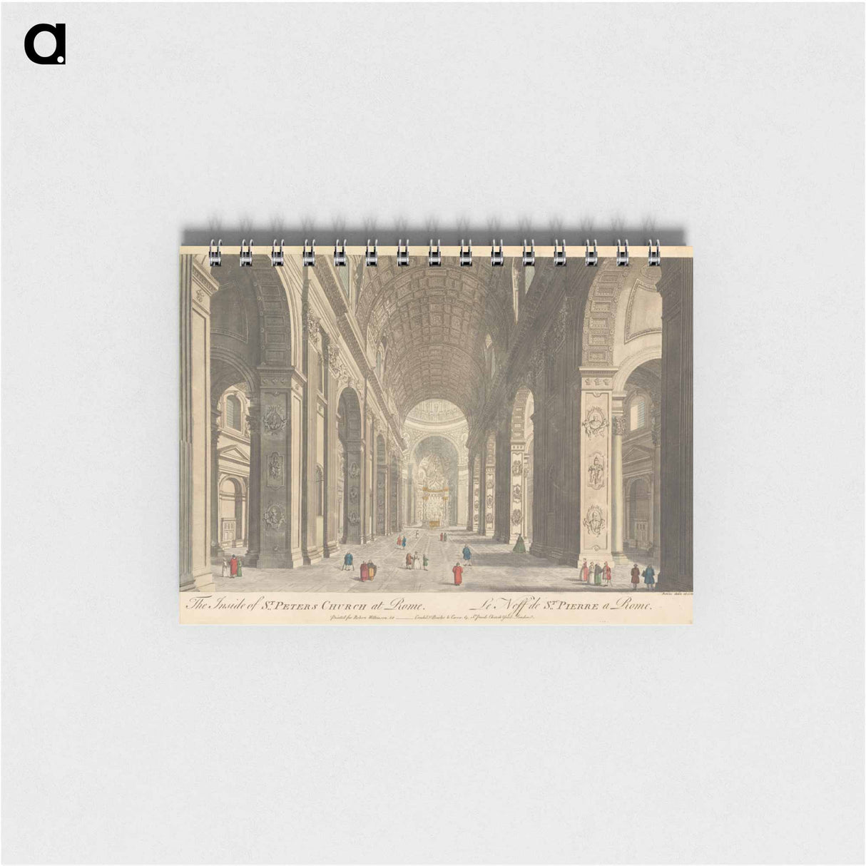 アートメモ帳-The Inside of St. Peters Church at Rome
 - イェール大学アートギャラリー Memo.