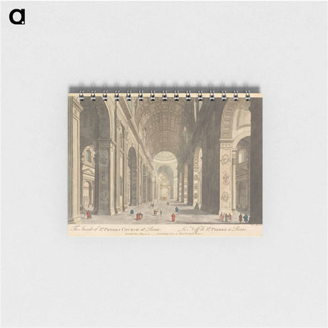 アートメモ帳-The Inside of St. Peters Church at Rome
 - イェール大学アートギャラリー Memo.