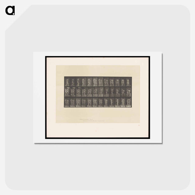 アートポストカード-Naked Women Walking
 - エドワード マイブリッジ Postcard.