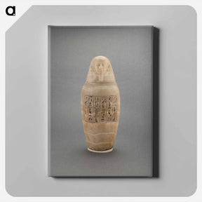 アートパネル-Canopic Jars for Khera
 - セントルイス美術館 Canvas.