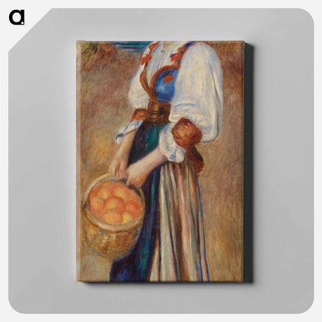 アートパネル-Girl with Basket of Oranges
 - バーンズ・コレクション Canvas.