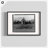 Abandoned church in cut-over area - Dorothea Lange Poster.