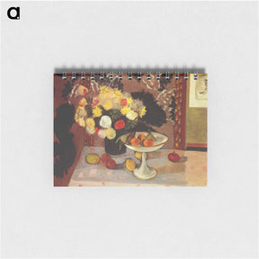 アートメモ帳-Still Life (Bouquet and Compotier) - アンリ マティス Memo.