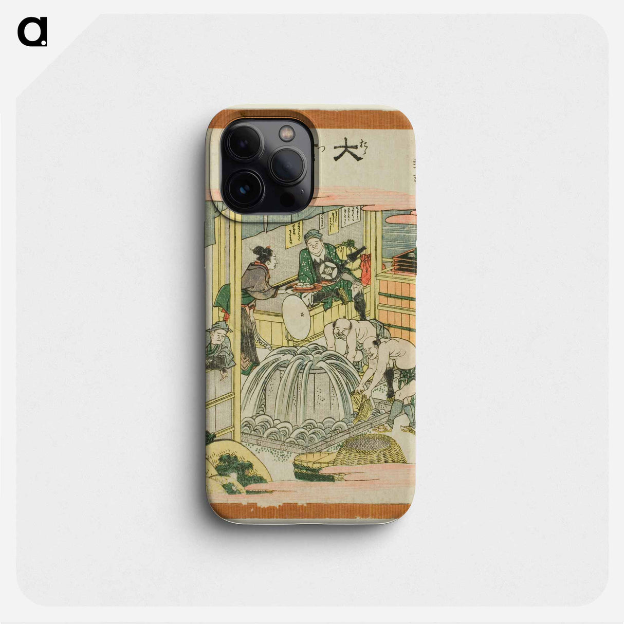 Otsu - Katsushika Hokusai Phone Case.