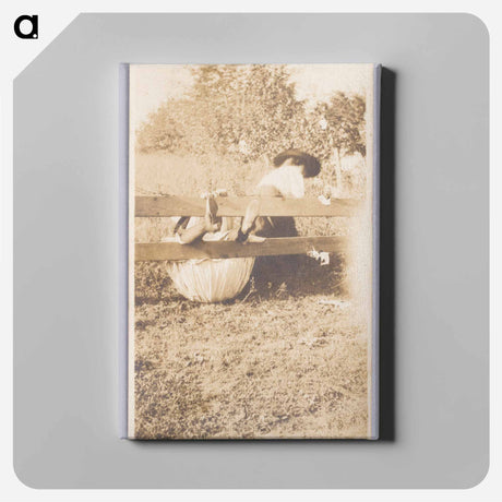 アートパネル-Two Women Falling off Fence
 - セントルイス美術館 Canvas.