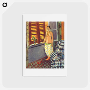 アートポストカード-Odalisque - アンリ マティス Postcard.