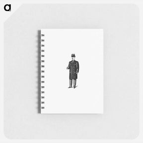 アートメモ帳-Gentleman Fashion From Cook's Handbook For London
 - 大英図書館 Memo.
