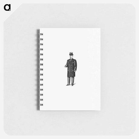 アートメモ帳-Gentleman Fashion From Cook's Handbook For London
 - 大英図書館 Memo.