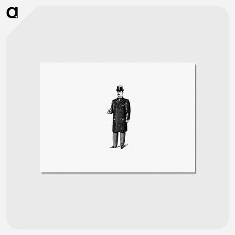 アートポストカード-Gentleman Fashion From Cook's Handbook For London
 - 大英図書館 Postcard.