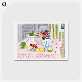 アートポストカード-The Pink Tablecloth - アンリ マティス Postcard.