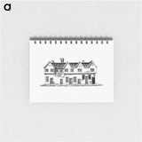 アートメモ帳-House from The History and Gazetteer of the County of Derby
 - 大英図書館 Memo.