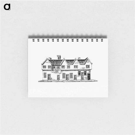 アートメモ帳-House from The History and Gazetteer of the County of Derby
 - 大英図書館 Memo.