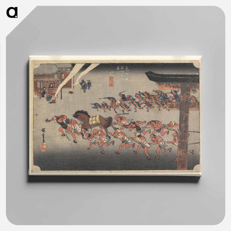アートパネル-Atsuta-jingū, Miya
 - 歌川 広重 Canvas.