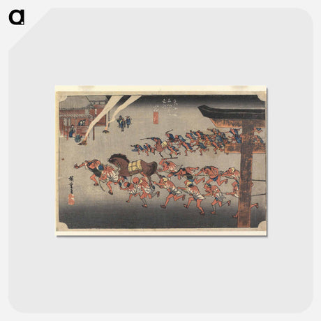 アートポストカード-Atsuta-jingū, Miya
 - 歌川 広重 Postcard.