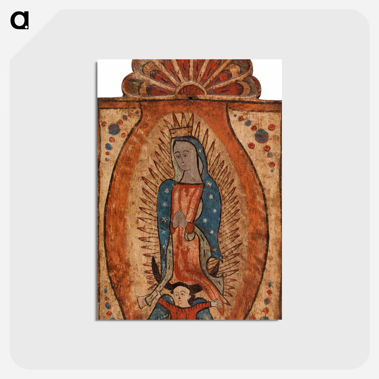 アートポストカード-Our Lady of Guadalupe
 - バーンズ・コレクション Postcard.