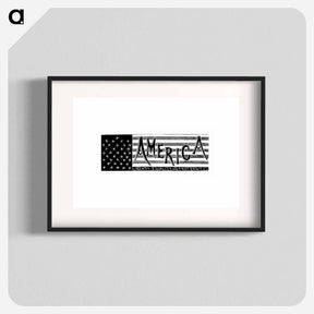 アートポスター-America from The World: Round It and Over It
 - 大英図書館 Poster.