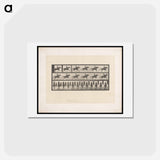 アートポストカード-Man on Horse
 - エドワード マイブリッジ Postcard.