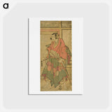 アートポストカード-Ichikawa Danjuro VI - 葛飾 北斎 Postcard.