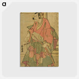 アートポストカード-Ichikawa Danjuro VI - 葛飾 北斎 Postcard.