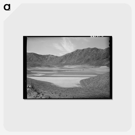 アートポストカード-Mountains Dryland Farm
 - ラッセル リー Postcard.