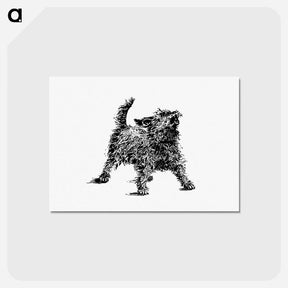 アートポストカード-Puppy from Drawing-Room Plays
 - 大英図書館 Postcard.