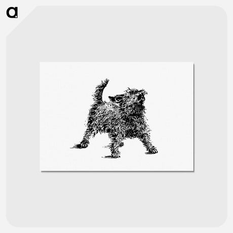 アートポストカード-Puppy from Drawing-Room Plays
 - 大英図書館 Postcard.