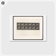 アートポストカード-Man on Horse
 - エドワード マイブリッジ Postcard.
