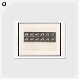 アートポストカード-Man on Horse
 - エドワード マイブリッジ Postcard.
