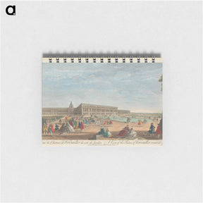 アートメモ帳-A View of the Palace of Versailles towards ye Garden
 - イェール大学アートギャラリー Memo.